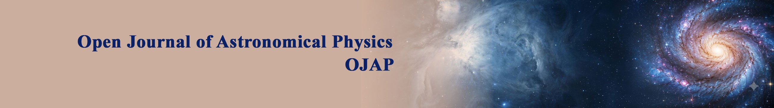 Open Journal of Astronomical Physics banner