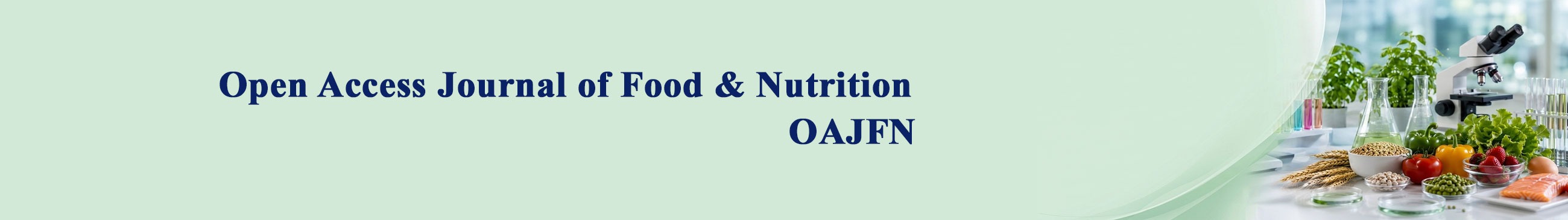 Open Access Journal of Food and Nutrition banner